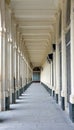 Gallery garden of the Palais Royal (Paris France) Royalty Free Stock Photo