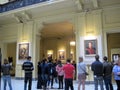 Gallery of the Latin American Patriots of the Bicentennial, located on the ground floor of the palace of the Casa Rosada Royalty Free Stock Photo