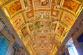 Gallery of Maps in Vatican Museum Royalty Free Stock Photo