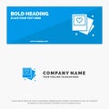 Gallery, Photo, Love, Wedding SOlid Icon Website Banner and Business Logo Template