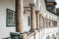 Gallery with some columns Royalty Free Stock Photo