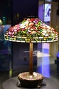 Gallery of Tiffany Lamps at New York Historical Society in Manhattan, New York City