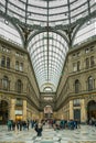 Gallery Umberto people shopping Naples, Italy