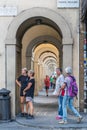 Gallery under the Vasari Corridor, Florence