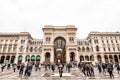 Gallery of Victor Emmanuel II in Piazza Duomo. Milan, Italy Royalty Free Stock Photo