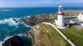 Galley head lighthouse. county Cork. Ireland Royalty Free Stock Photo
