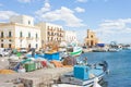 Gallipoli, Apulia - Fishing boats at the seaport of Gallipoli