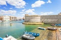 Gallipoli, Apulia - Traditional rowing boats at the seaport of G