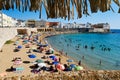 Gallipoli Puglia Salento Italy. La Purita\' Beach Royalty Free Stock Photo