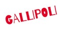 Gallipoli rubber stamp