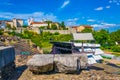 Gallo-romain theatre on Fourviere hill in Lyon, France Royalty Free Stock Photo