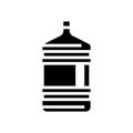 gallon water glyph icon vector illustration