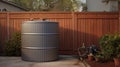 gallons heating oil tank Royalty Free Stock Photo