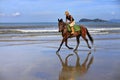 Gallop on the beach