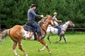 Galloping Riders Royalty Free Stock Photo