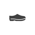 Galoshes shoe vector icon