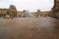 The galss pyramid of the Louvre, Paris