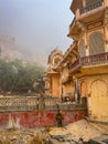 Galta Mandir palace in Galta Ji near Jaipur Royalty Free Stock Photo