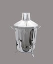 Galvanised Garden Incinerator Bin Royalty Free Stock Photo