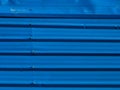 galvanized roof surface blue for the background Royalty Free Stock Photo