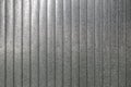 Galvanized stainless steel corrugated plate as background