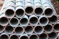 Galvanized Steel Pipe Royalty Free Stock Photo