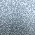 Galvanized steel surface displaying a distinctive spangled pattern. The image Royalty Free Stock Photo