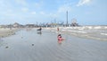 Galveston beach Royalty Free Stock Photo