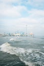 The Galveston Island Historic Pleasure Pier, in Galveston, Texas Royalty Free Stock Photo