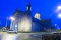 Night view of Galway cathedral