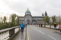 People going to Galway cathedral