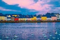 Galway Harbor into Old Galway Town Royalty Free Stock Photo