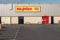 Galway, Ireland - 07.06.2021: Facade of Mr Price Discount retail chain store supplying household products, toiletries, stationery Royalty Free Stock Photo