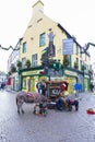 Ambulant singer on the streets of Galway 