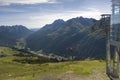 Galzig, looking down onto St Anton