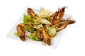 Gambas plate Royalty Free Stock Photo