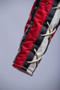 Gambeson Sleeve with Leather Lacing Royalty Free Stock Photo