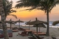 Gambia beach Royalty Free Stock Photo