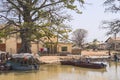 Gambian city Royalty Free Stock Photo