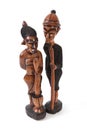 Gambian wood carving. Royalty Free Stock Photo