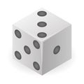 Gamble dice icon, isometric style Royalty Free Stock Photo