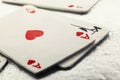 Gambling Cards Made of Fondant