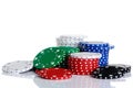 Gambling Chips Royalty Free Stock Photo