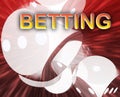 Gambling dice betting background Royalty Free Stock Photo