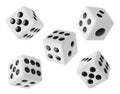 Gambling dices Royalty Free Stock Photo