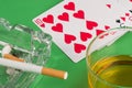 Gambling still life Royalty Free Stock Photo