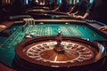 Gambling table luxury casino Royalty Free Stock Photo