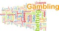 Gambling word cloud