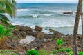 Gamboa beach view in Brazil near Itacare