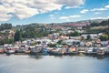 Gamboa Palafitos Stilt Houses - Castro, Chiloe Island, Chile Royalty Free Stock Photo